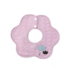 Class A pure cotton baby waterproof drool bib, anti-spitting milk towel, rotatable baby bib, girls' eating bib Item Picture